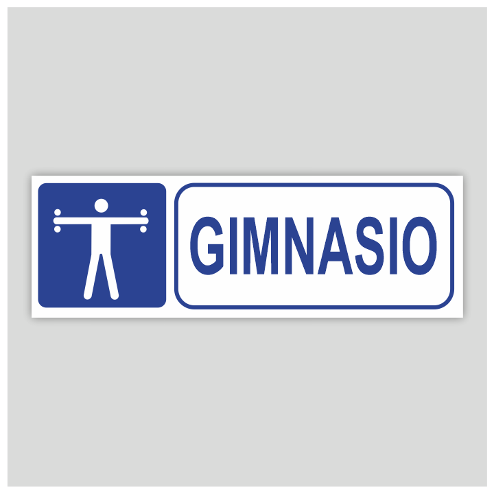 Cartell informatiu de Gimnàs