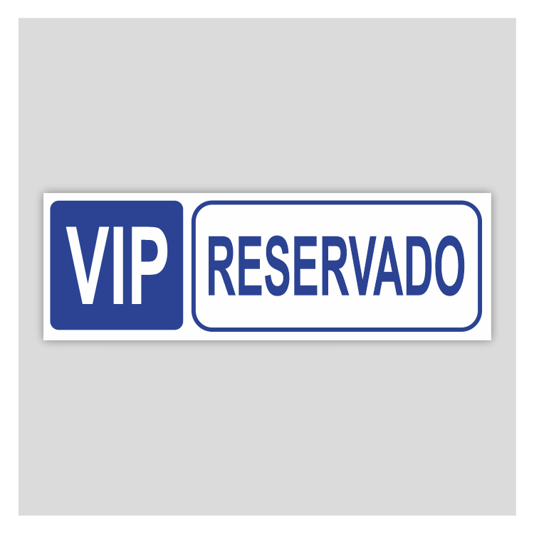 Cartell informatiu, reservat