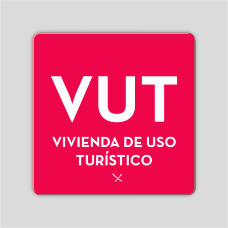 Placa distintivo - Vivienda de uso turístico - Castilla la Mancha