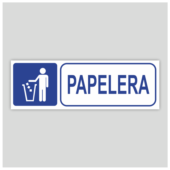 Cartell informatiu - Paperera