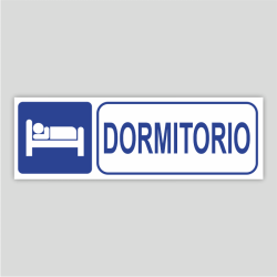 Cartell informatiu de Dormitori