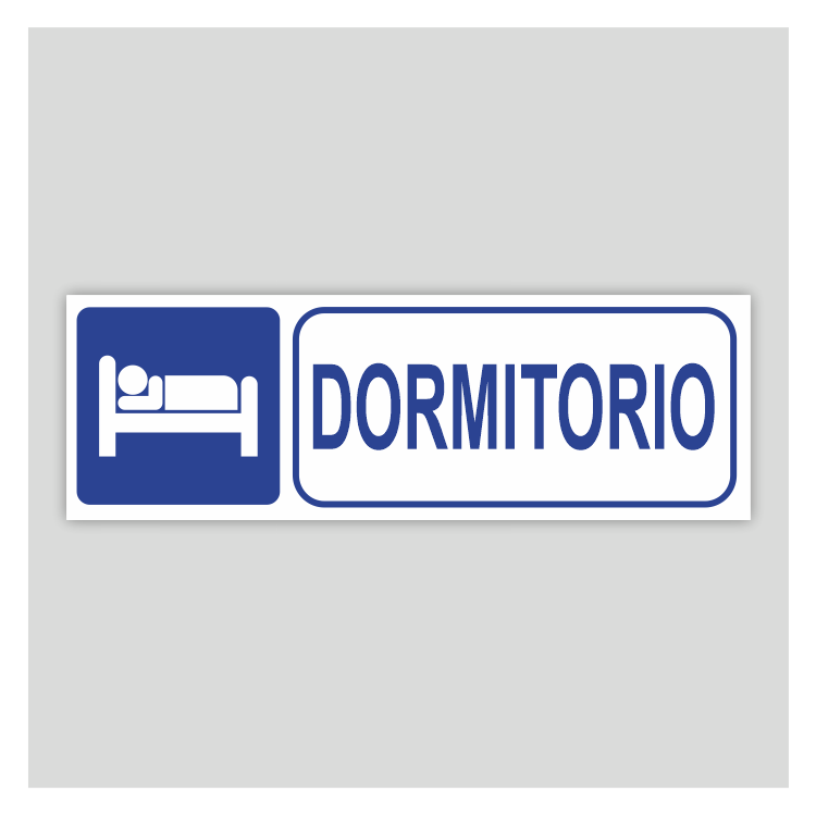 Cartell informatiu de Dormitori