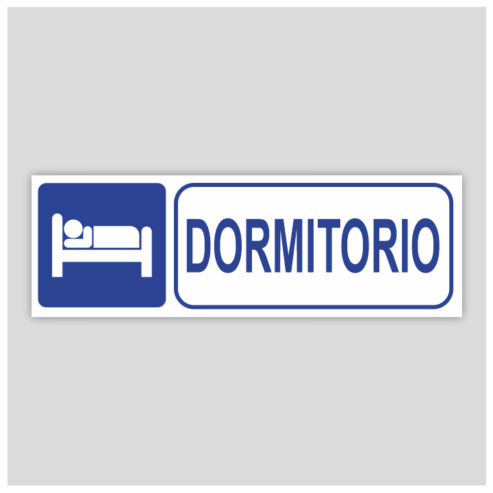 Cartel informativo "Dormitorio"
