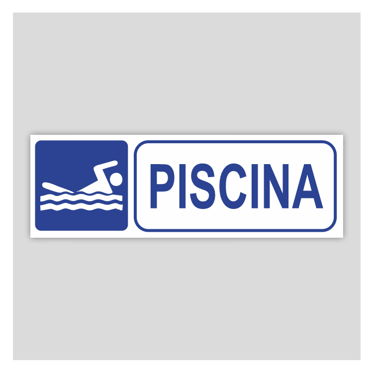 Cartell informatiu de piscina