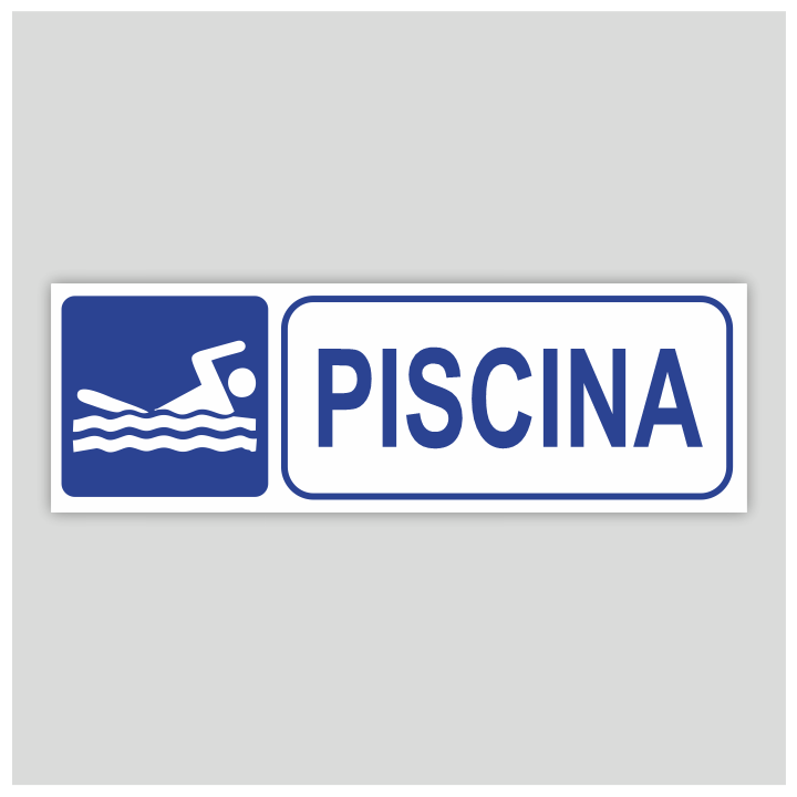 Cartell informatiu de piscina