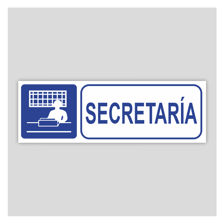 Cartell informatiu de secretaria