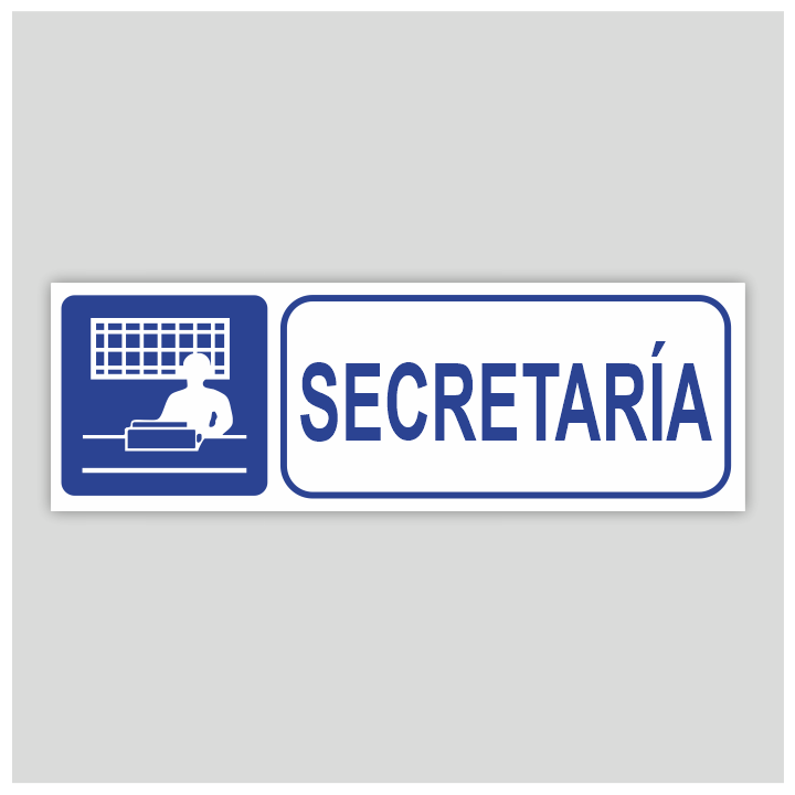 Cartell informatiu de secretaria
