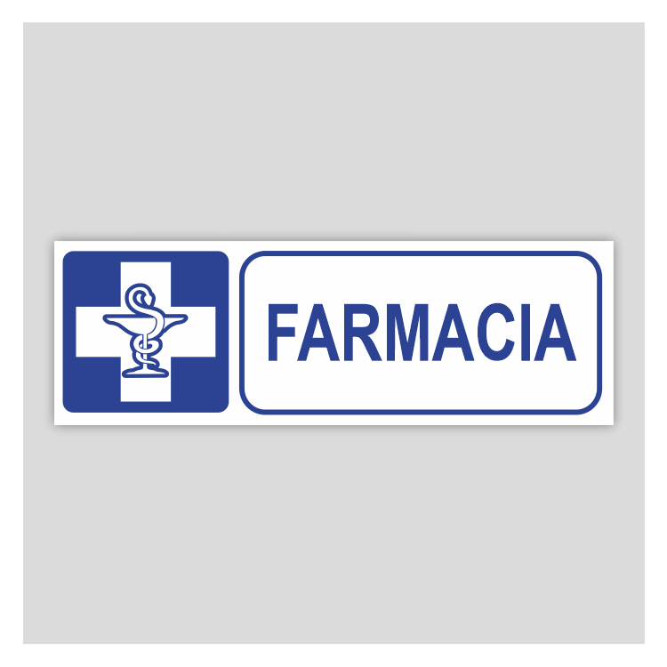 Cartel informativo de Farmacia