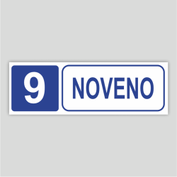 Cartell informatiu de Novè (Planta 9)