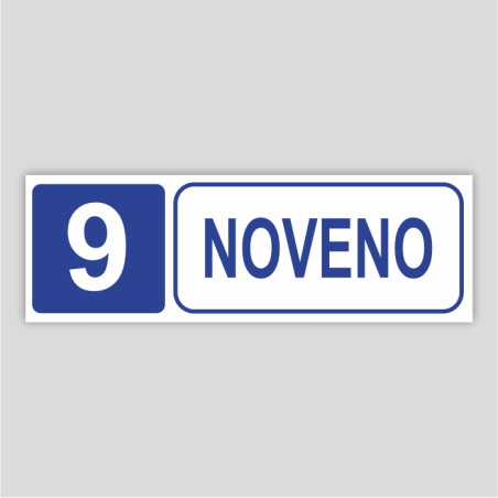 Cartell informatiu de Novè (Planta 9)