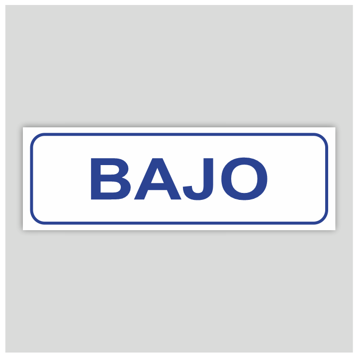 Cartell informatiu per edificiis - Baix