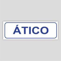 Atic Level - Building information sign