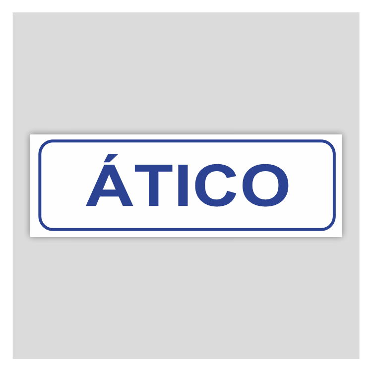 Atic Level - Building information sign