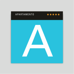 Placa distintivo - Apartamento cinco estrellas