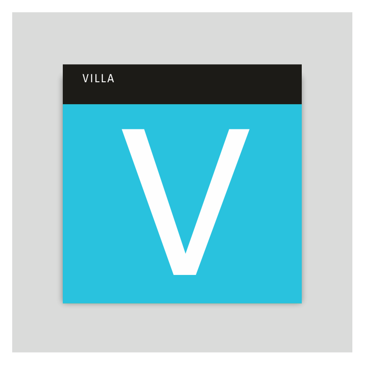 Placa distintivo - Villa