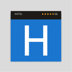 CN05 - Placa distintivo - Hotel...