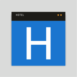 CN07 - Placa distintivo - Hotel de...