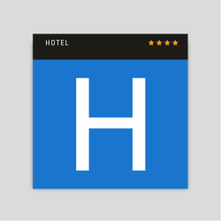 CN09 - Placa distintivo - Hotel de...