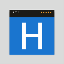 CN10 - Placa distintivo - Hotel de...