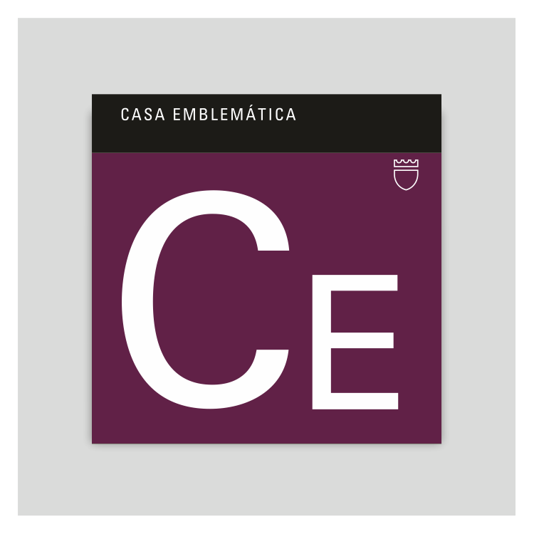 Placa distintivo - Casa emblemática - Canarias