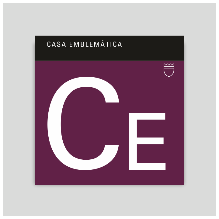 Placa distintivo - Casa emblemática - Canarias