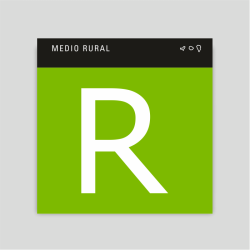 Placa distintivo - Medio rural