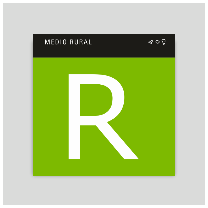 Placa distintivo - Medio rural - Canarias