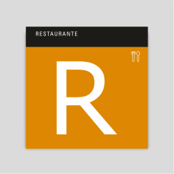 Placa distintivo - Restaurante