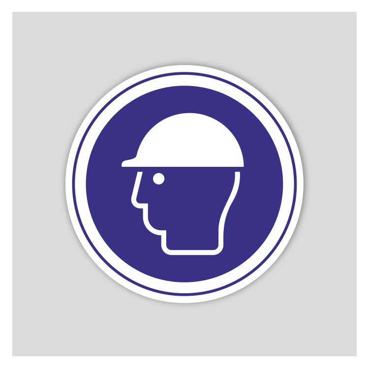 Uso obligatorio de casco(pictograma)