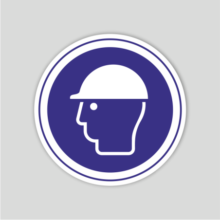 Uso obligatorio de casco(pictograma)