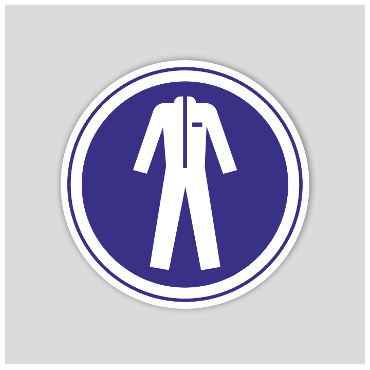 Uso obligatorio de ropa protectora