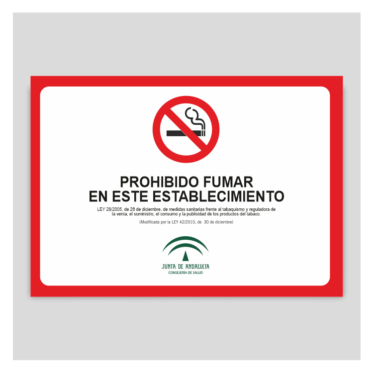 Descarga ☆ Gratis el cartel de Prohibido Fumar para tu local