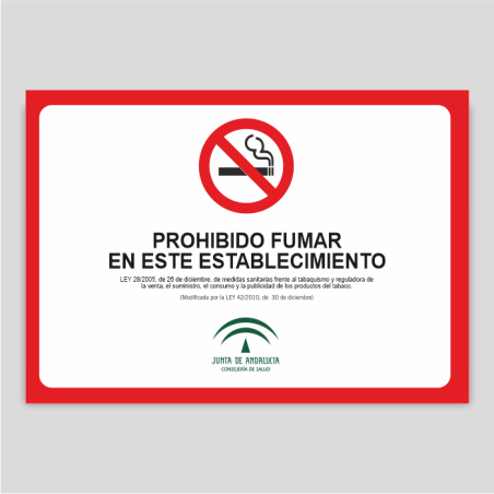 prohibido fumar en este establecimiento