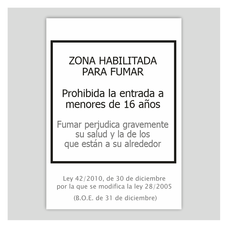 Zona habilitada para fumar