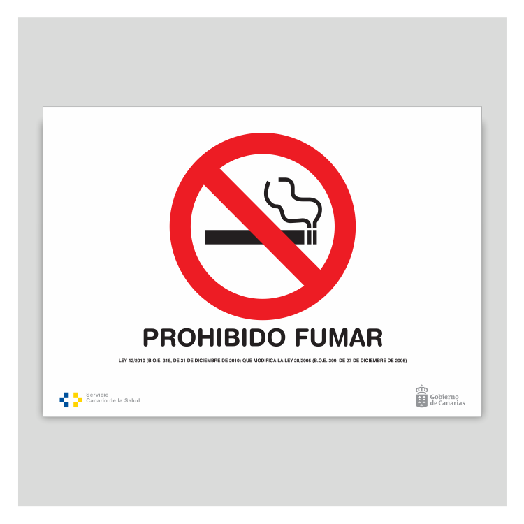 Prohibido fumar - Canarias