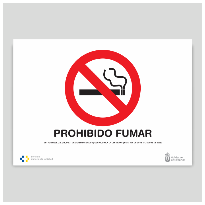 Prohibido fumar - Canarias