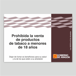 Prohibida la venta de productos de tabaco a menores - Aragón