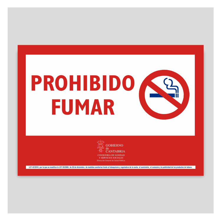 Prohibido fumar - Cantabria