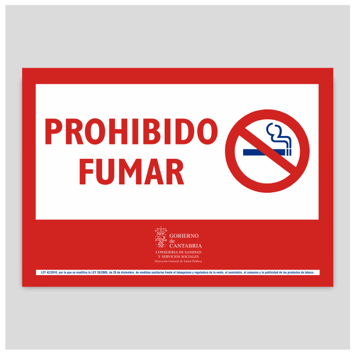 Prohibido fumar - Cantabria