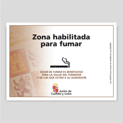Zona habilitada para fumar - Castilla y León