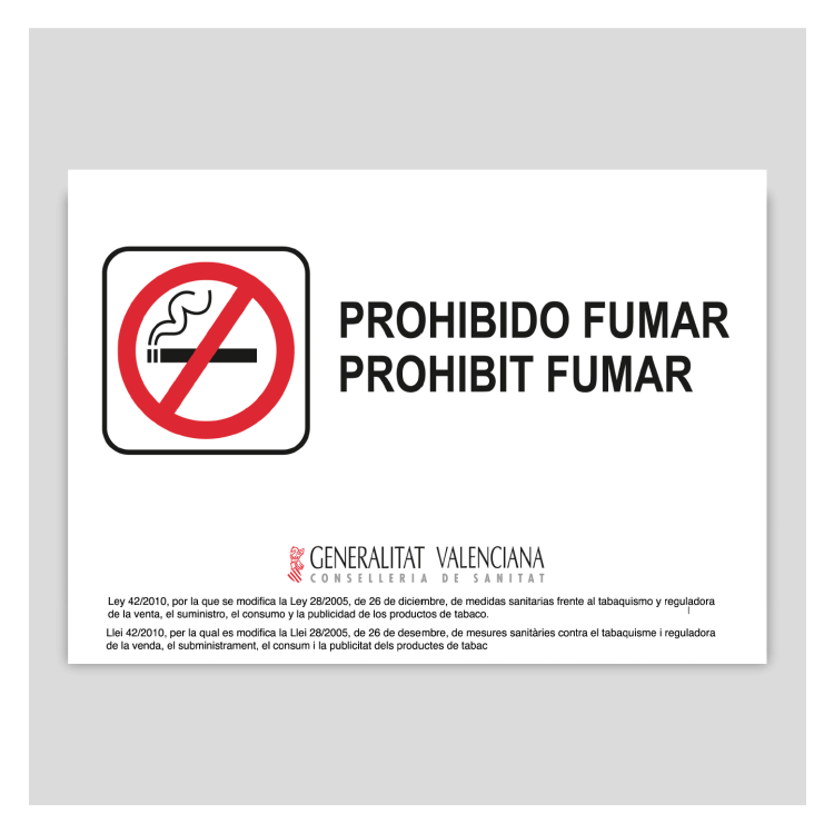 Prohibido fumar - Valencia