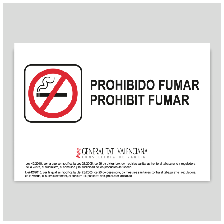 Prohibido fumar - Valencia