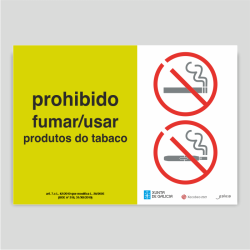 LT602 - Prohibido fumar / usar...