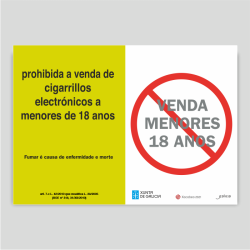 Prohibida a venda de cigarrillos electrónicos a menores de 18 anos - Galicia