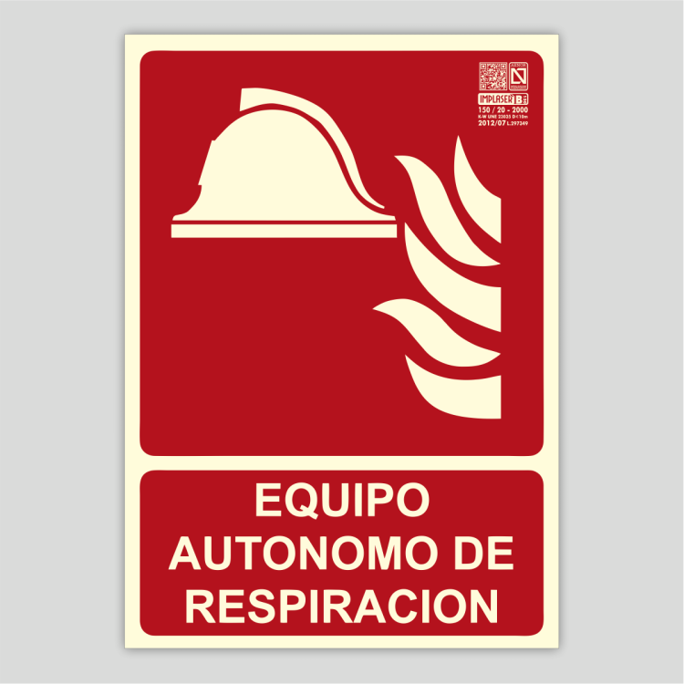 Equipo autónomo de respiración