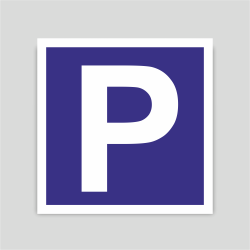 Cartel de estacionamiento / Parking