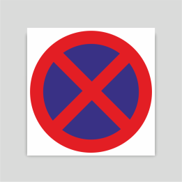 Cartell de parada i estacionament prohibits