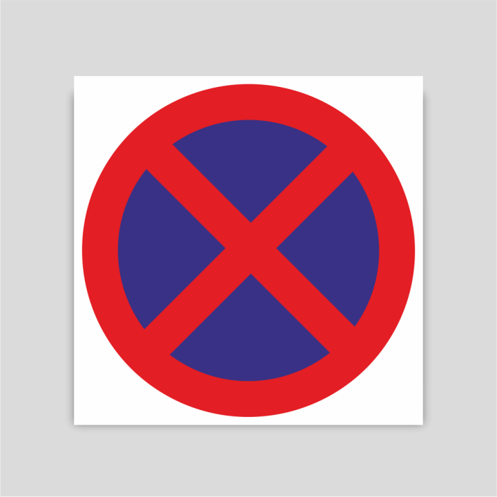 Cartell de parada i estacionament prohibits