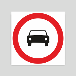 Entrada prohibida a vehículos de motor, excepto motocicletas de dos ruedas