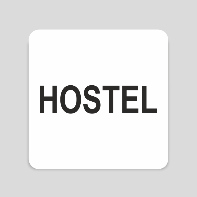 Placa distintivo hostería - Madrid